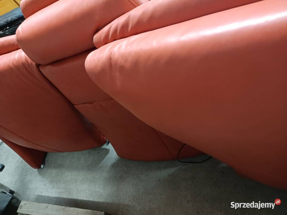 Kanapa narożnik skórzany elektrycznie sterowany Lubartów