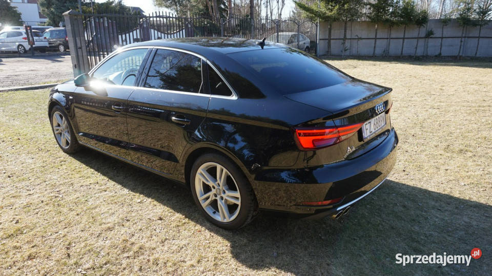 Audi A3 Limousine SLine automat Gwarancja 8V elektryczne lusterka lubuskie Zielona Góra