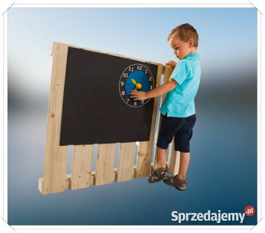 TABLICA do PISANIA KREDĄ na plac zabaw z zegarem 3 lata+ Poznań