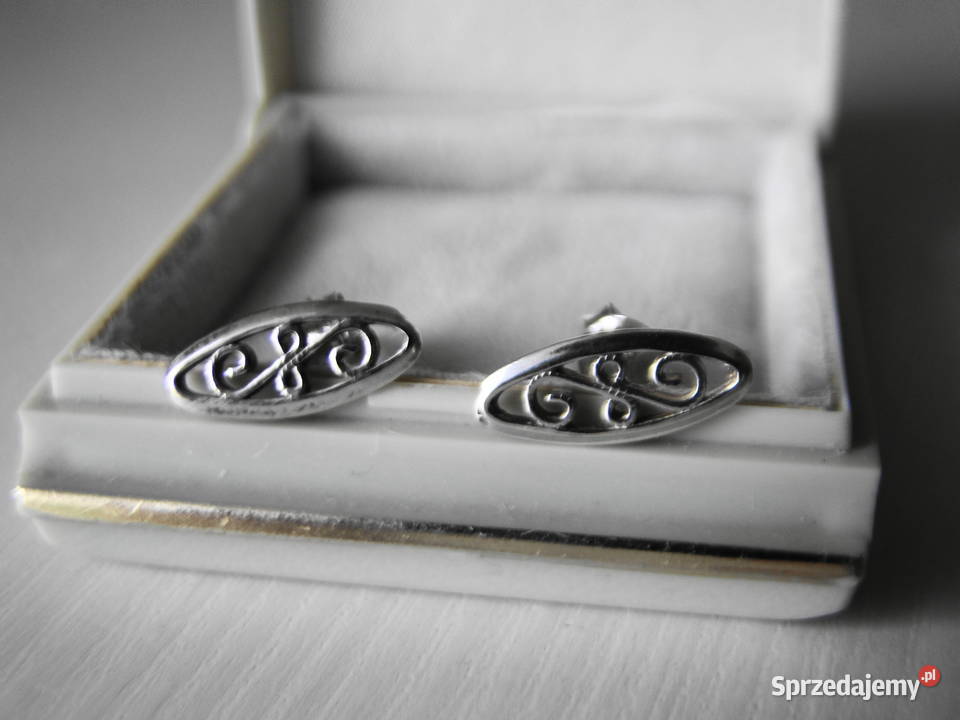 Śliczne ażurowe kolczyki srebro 925 Warszawa