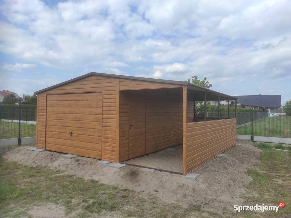 Garaż Blaszany na samochud Producent Wiata Hala Sulechów