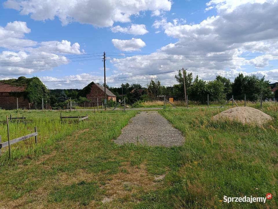 Działka z rozpoczętą budową Stary Zagór lubuskie