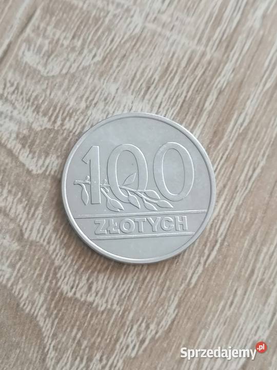 moneta 100 złotych 1990 Łódź