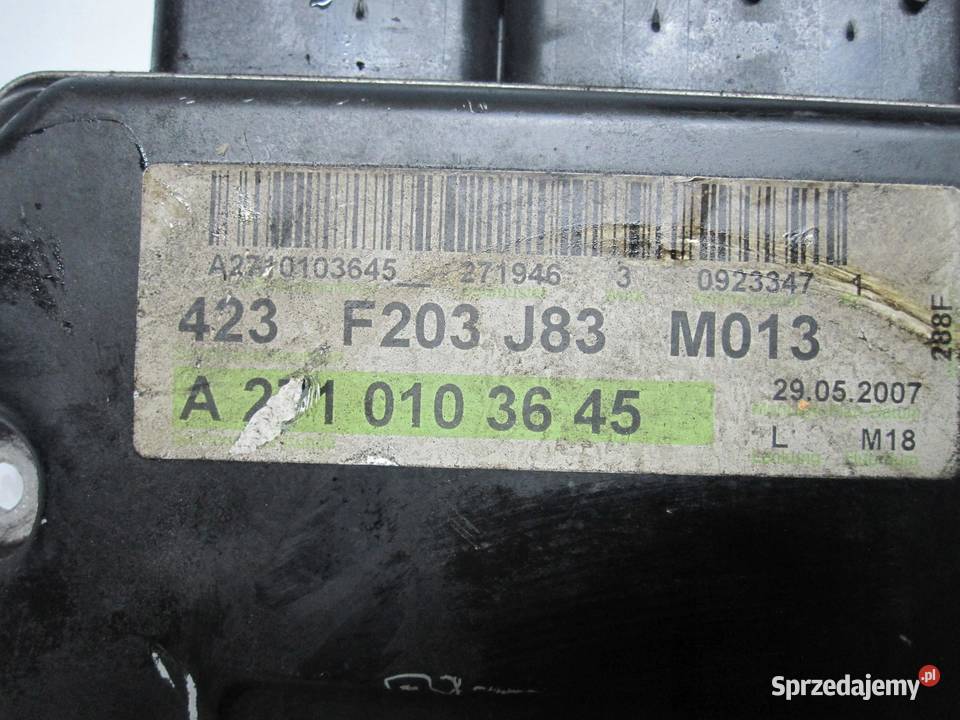 MERCEDES C 18 143 07R A2711535291 A0014466902 Układ elektryczny, zapłon