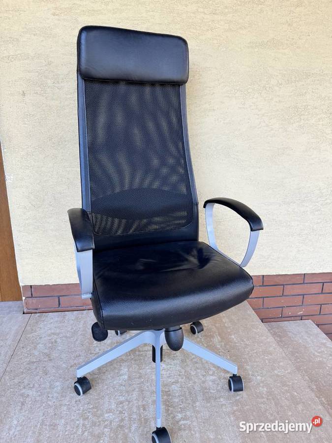Fotel ergonomiczny biurowy Markus Ikea skóra sprzedam
