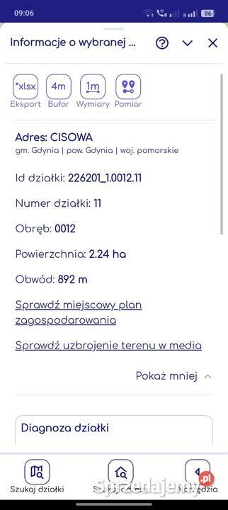 Wydzierżawię działkę Gdynia