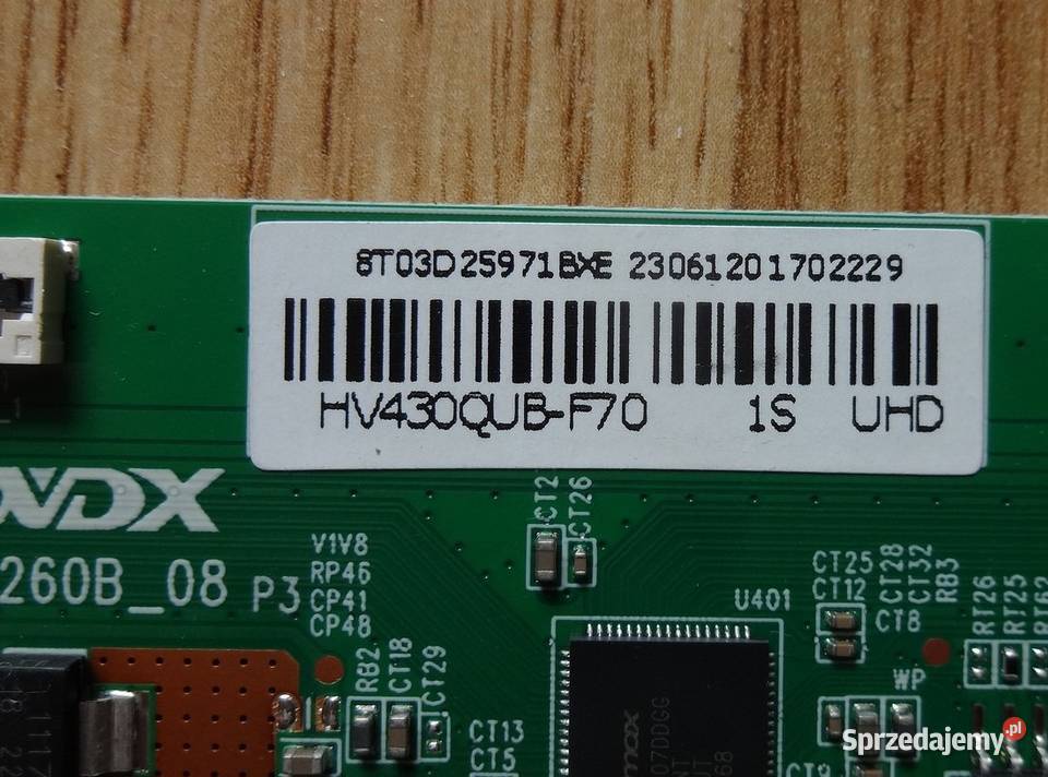 TCON DCBDSB260B08 HV430QUBF70 UHD PHILIPS zachodniopomorskie
