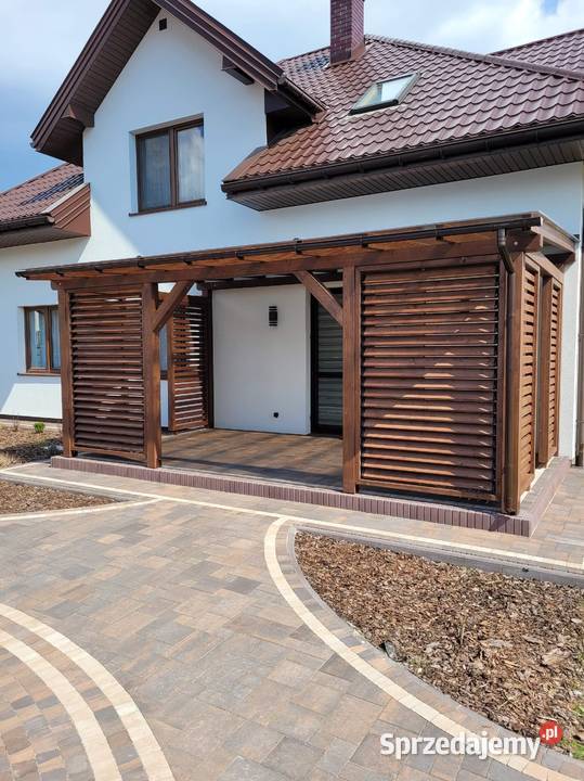 Pergola zadaszenie tarasu ruchome żaluzje BSH podlaskie Białystok