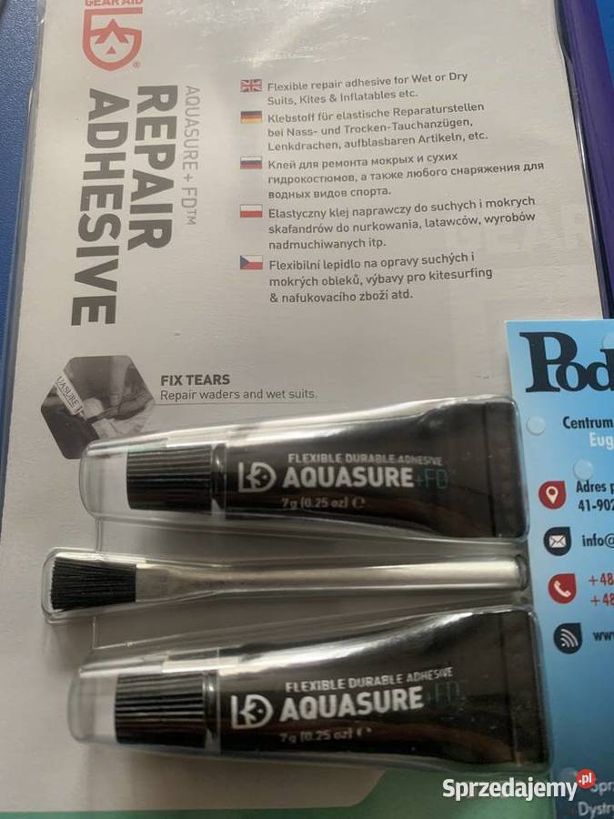 Klej Aquasure silikonowy stosowany do nurkowania śląskie Bytom