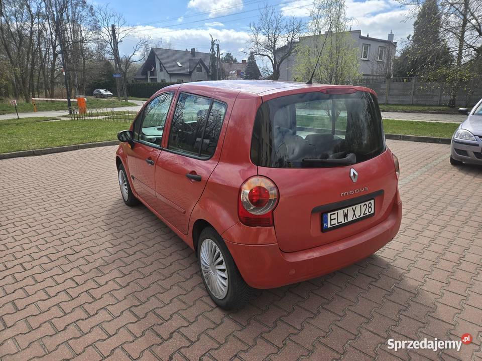 Renault Modus 12 benzyna 2004 długie opłaty łódzkie Łódź