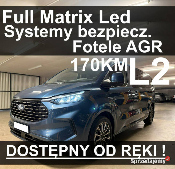 Ford Tourneo Custom L2 170 Full Matrix Led Szczecinek sprzedam