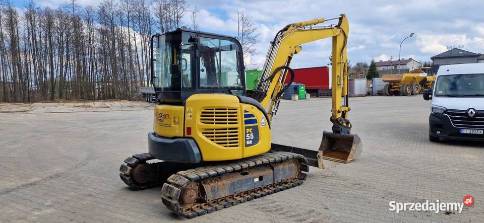 Wynajem koparki gąsienicowej Koamtsu PC55 Białystok sprzedam