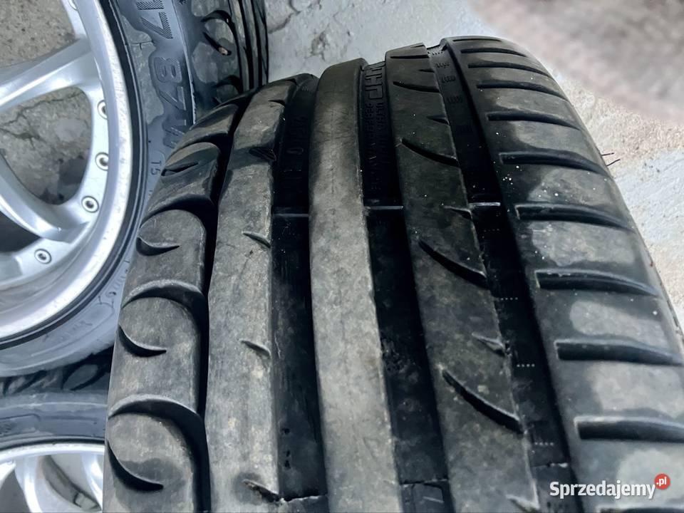 Koła RH R17 5x1143 z oponami letnimi 21540R17 Opony i felgi Kulesze Kościelne sprzedam