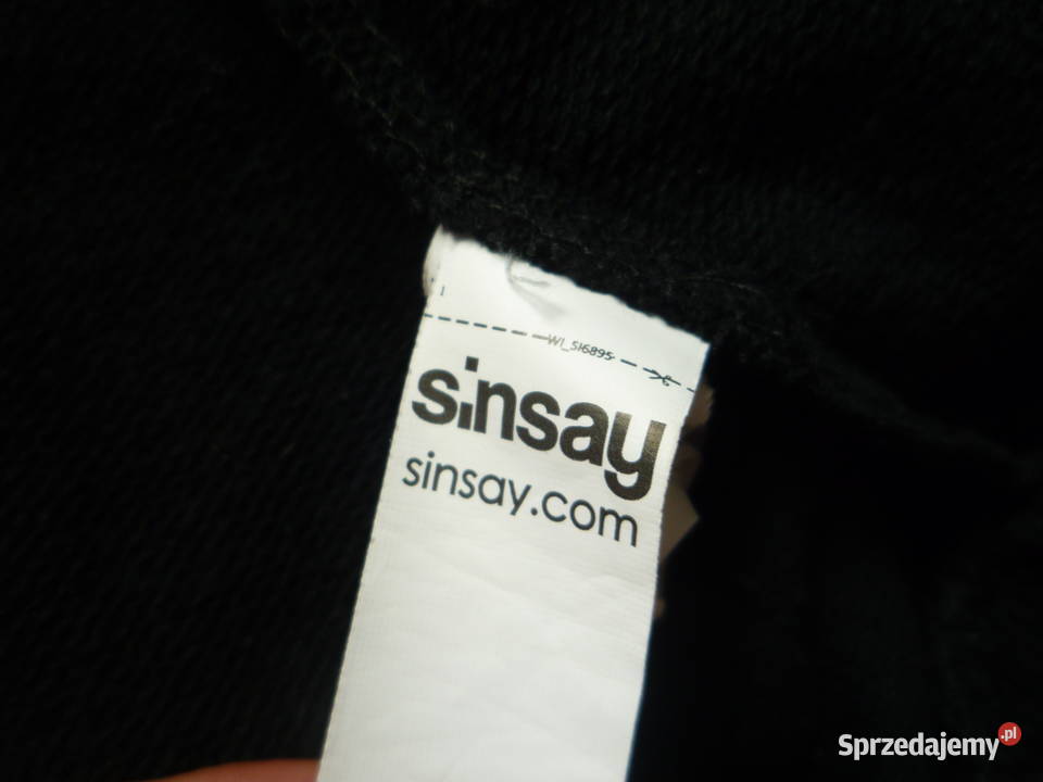 Sinsay 128134 Star Wars Czarna bluza kaptur zachodniopomorskie Szczecin