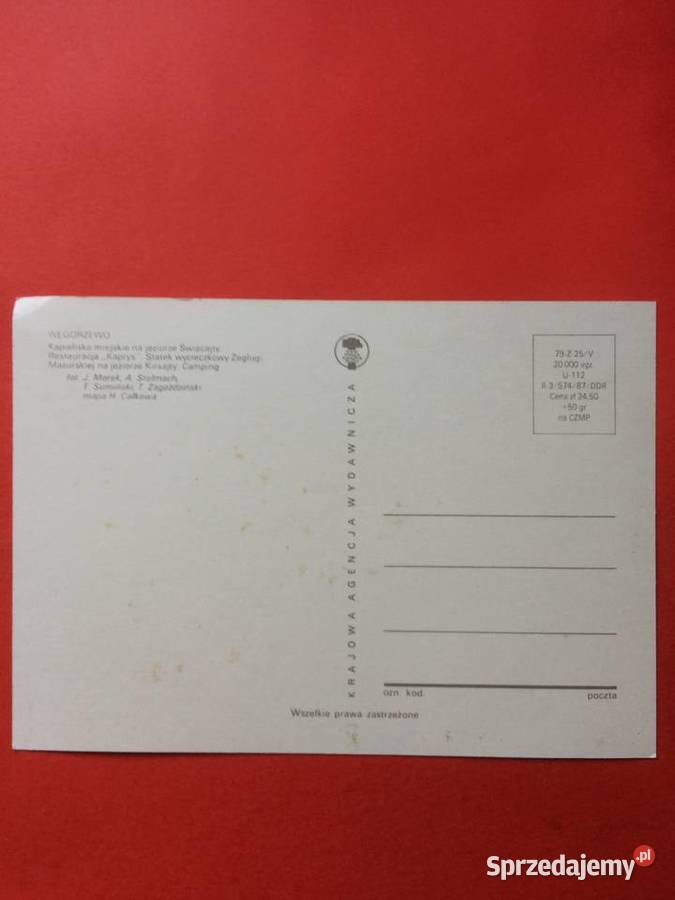 2696 Widokówka Węgorzewo zachodniopomorskie Szczecin