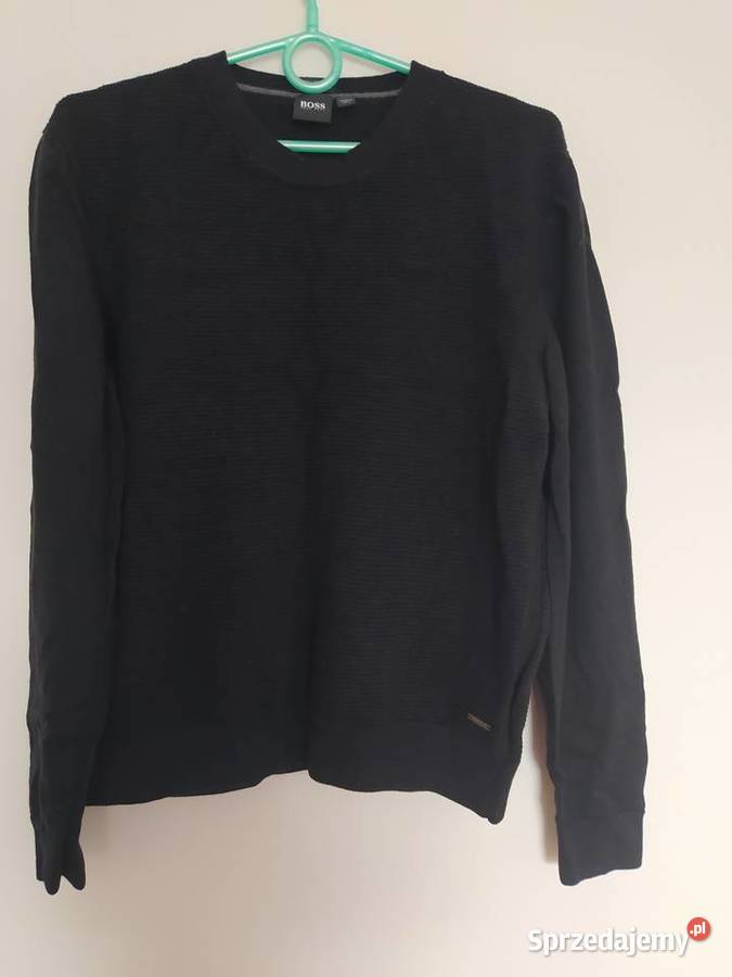 Hugo Boss sweter finest italian yarn XL czarny czarny Rzeszów