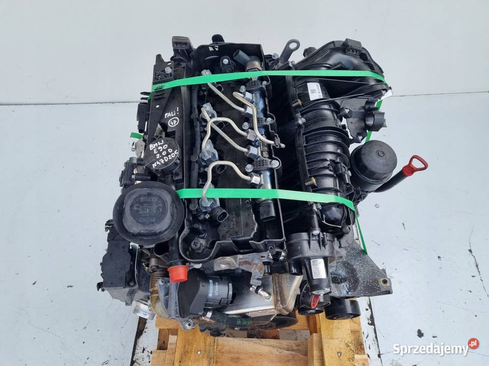 SILNIK KOMPL BMW E90 E91 E92 20 D DIESEL wtryski Chełm