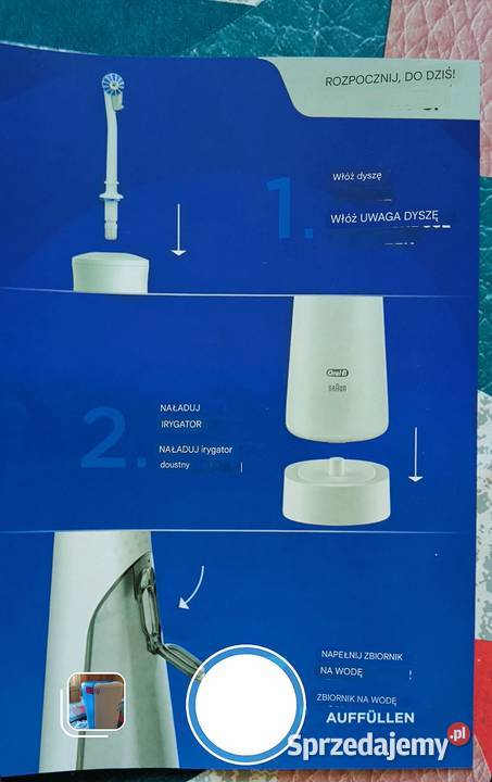Irygator OralB szczoteczka wodna do zębów