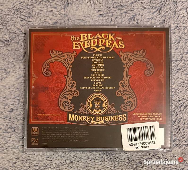 Black Eyed Peas Monkey Business CD rap hiphop Rybnik sprzedam