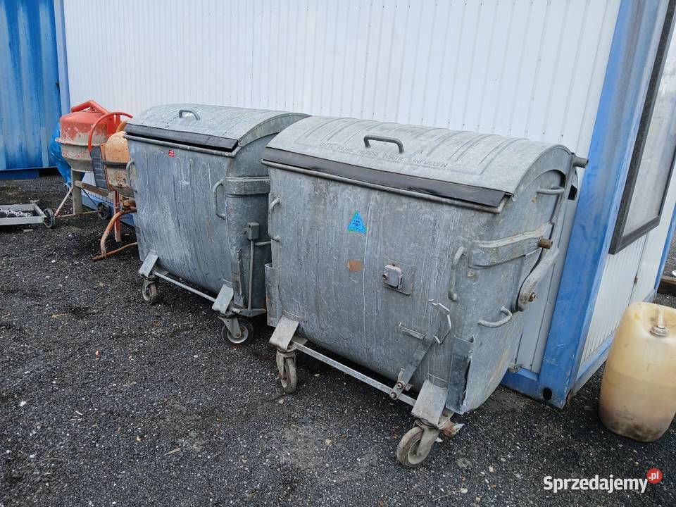 Pojemnik na śmieci 1100 l ocynk
