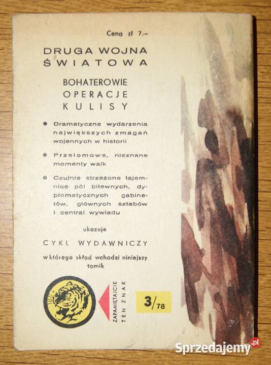 Żółty Tygrys Żołnierze z Zielonego 378 sprzedam