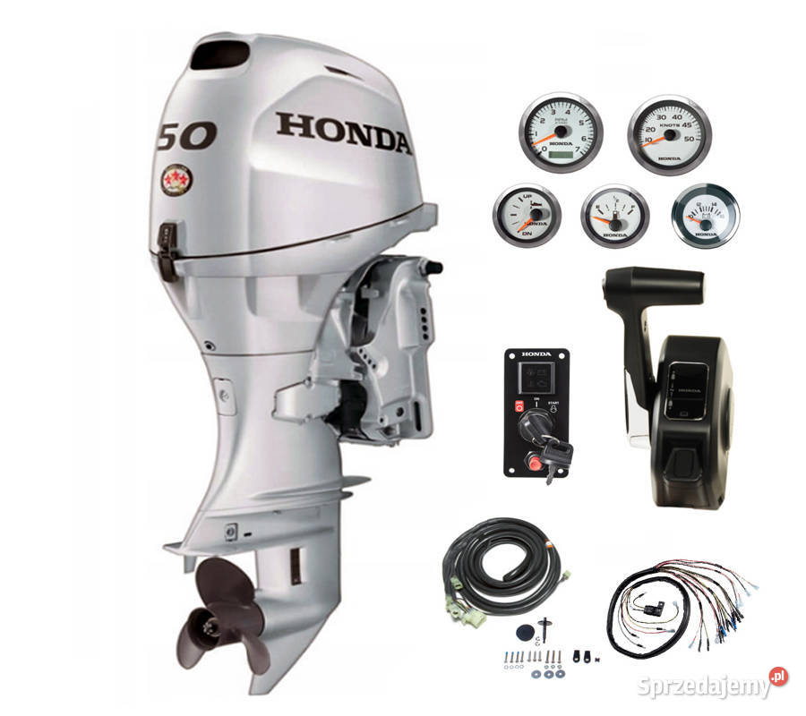 ilnik zaburtowy HONDA BF50 LRTZ 50 z MANETKĄ I Łodzie i motorówki Wrocław sprzedam