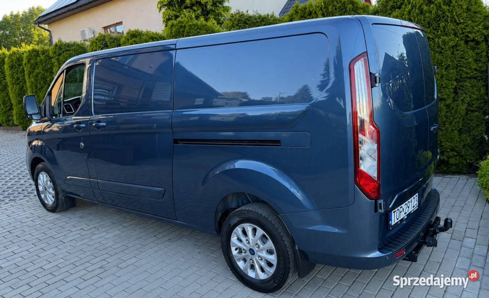 Ford Transit Custom L2 H1 Limited Serwisowany niebieski Opatów