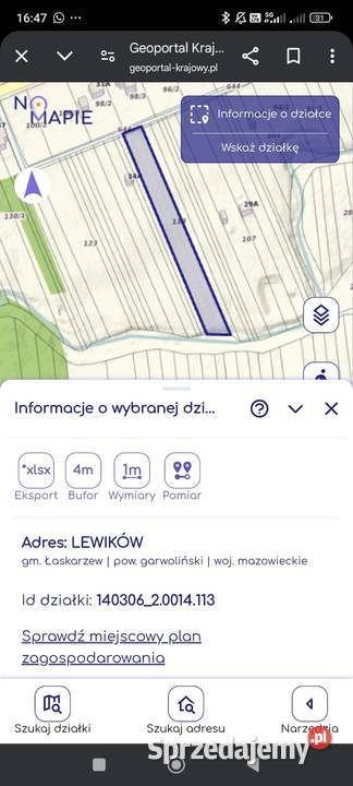Dwie działki z dostępem do rzeki media piękne mazowieckie Wanaty