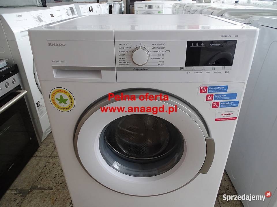 PralkaSHARP ESGFB8145WDE 8 GWARANCJA DUŻY WYBÓR 60cm