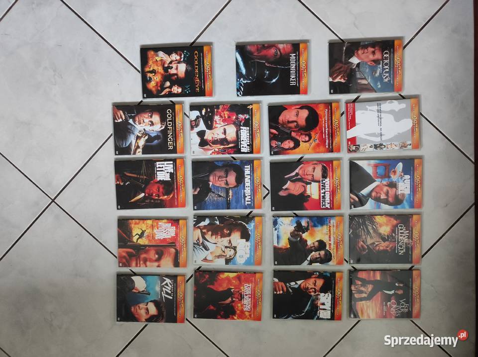 James Bond 007 kolekcja filmów dvd unikat 3 i więcej Filmy Kielce sprzedam