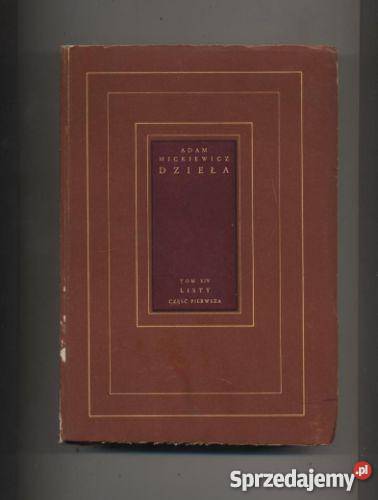 Dzieła Wydanie Narodowe TXIV czI Listy Szczecin sprzedam