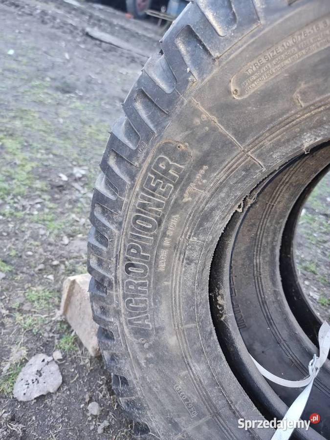 Opony rolnicze do przyczepy kombajnu wózka 100 dolnośląskie Goczałków