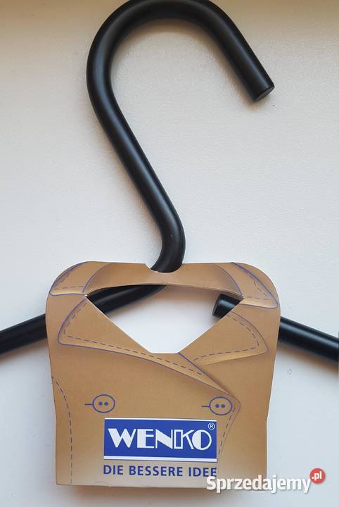 Wenko Lux wieszak na ubrania aluminiowy 14383100 czarny Pozostałe Legnica