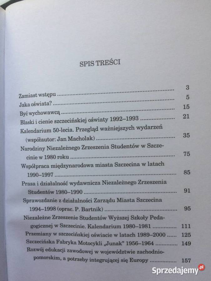 3641 Nie O Oświacie Szczecińskiej Szczecin sprzedam