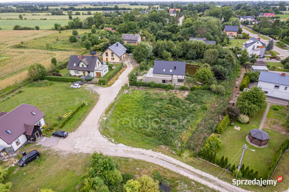 sprzedaży działki Miłocin 952m2 gaz