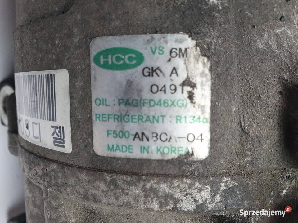 SPRĘŻARKA KLIMATYZACJI Kia Ceed 16 CRDI osobowe lubelskie Chełm