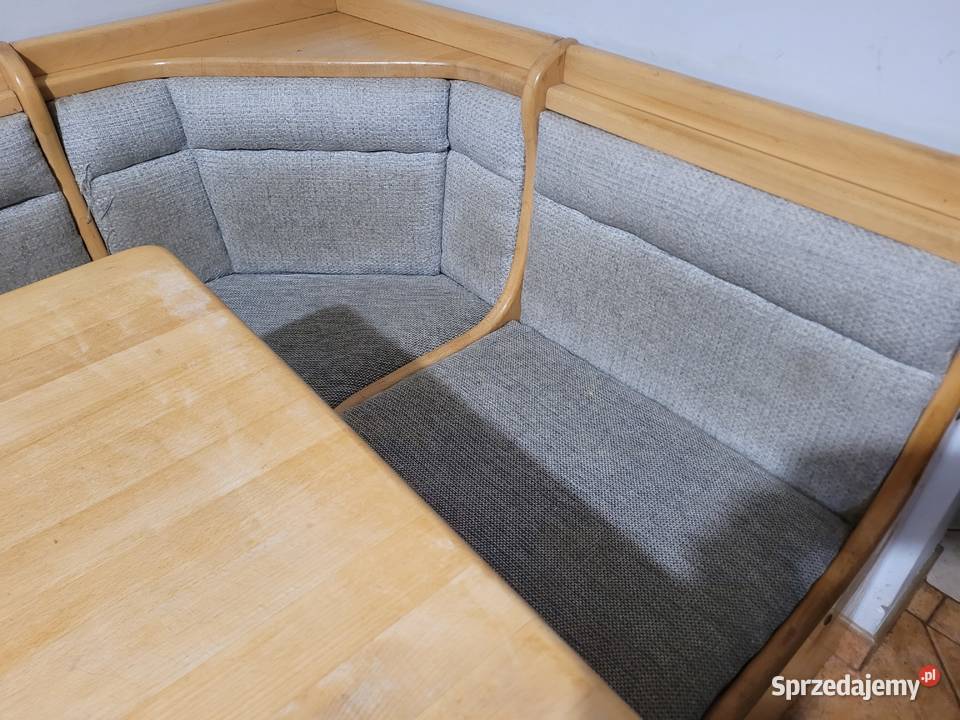 Kuchenny Bukowy Narożnik ze Stołem 100cm Czudec sprzedam