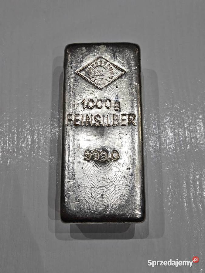 Sztabka srebra 1 1000g srebrna UMICORE 999