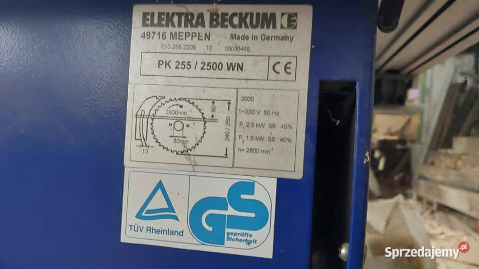Piła elektra beckum Aleksandrów Łódzki sprzedam