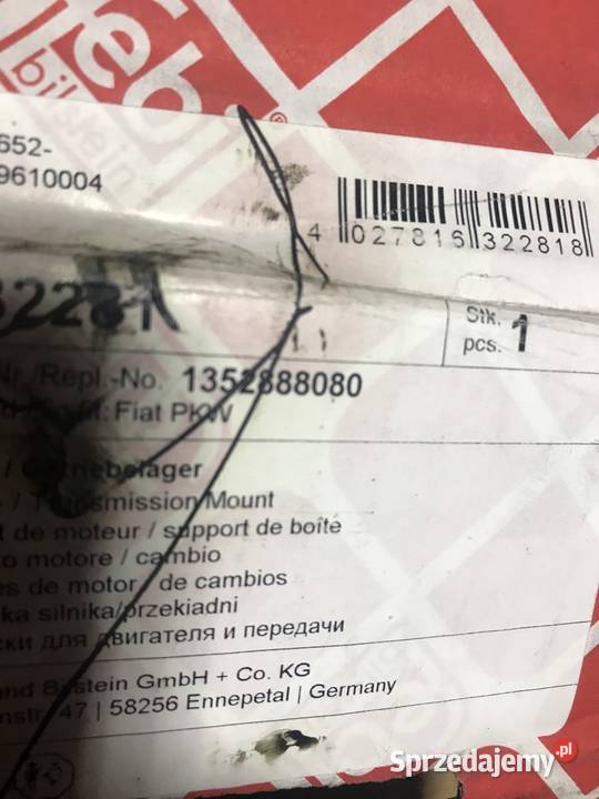 Poduszka silnika jumper Ducato boxer śląskie Kozy