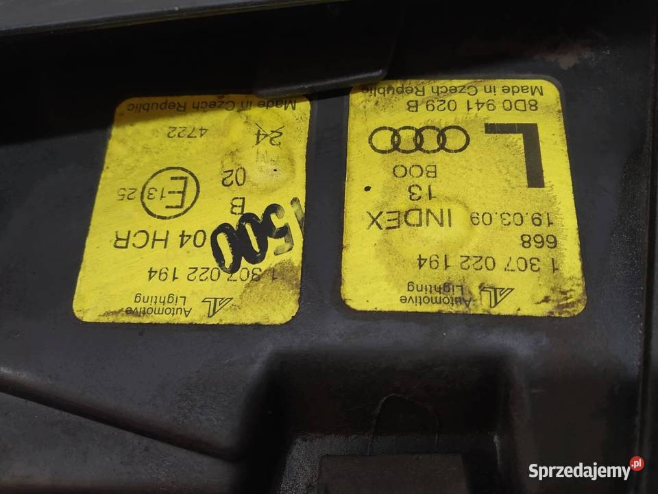 LAMPA PRZÓD LEWA EU 8D0941029B Audi A4 I