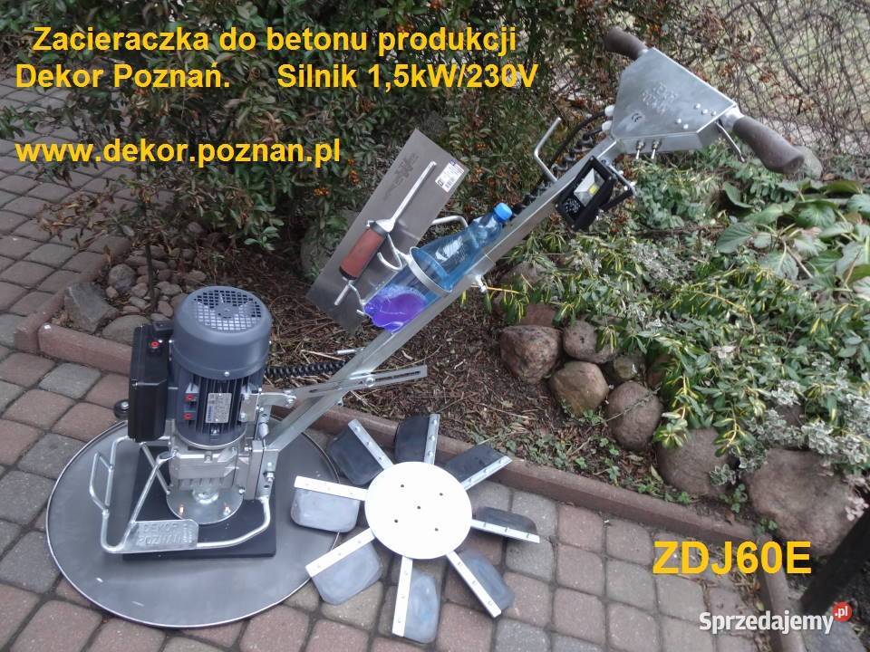 Zacieraczka szlifierka Dekor silnik 15kW230V Poznań