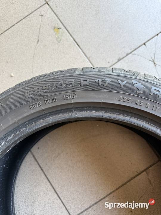 Opony Letnie 24545R17 Hankok i Uniroyal kpl mazowieckie Błonie