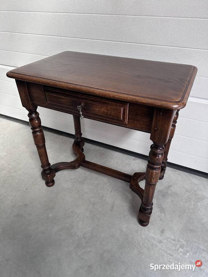 Piękna dębowa konsola pomocnik 100 drewno Sławoszewek