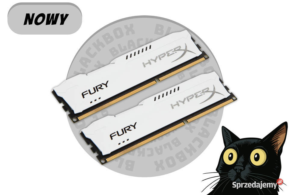 NOWY Kingston HyperX Fury 8 GB 2x4GB DDR3 KINGSTON Pamięci Węgrów