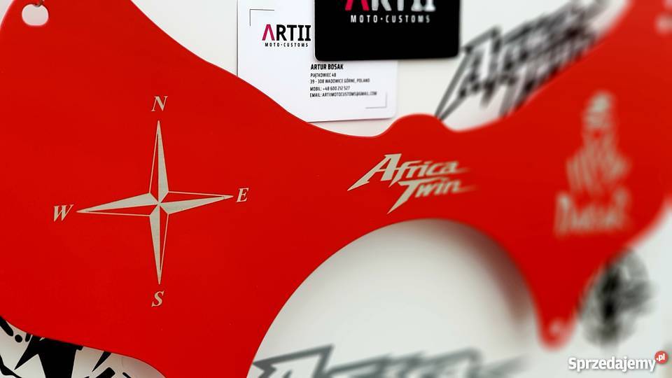 Forkshield METAL AfricaTwin ATS DGS KAD RED
