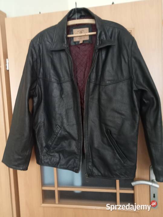 kurtka skórzana czarna Nowy Tomyśl