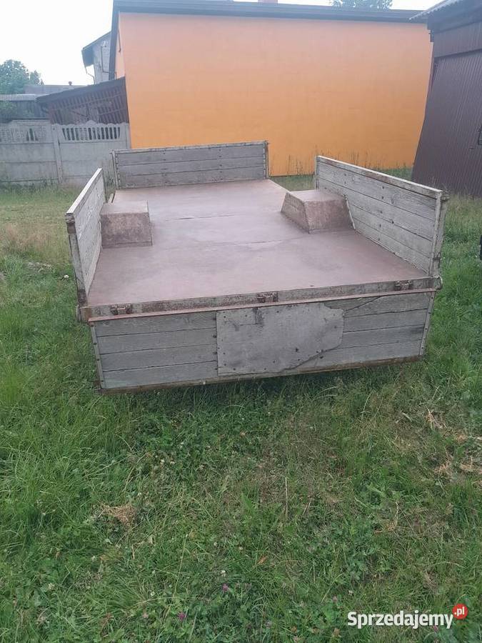 Wóz fura ciągnikiem kompletny gruby materiał nieuszkodzony Łagów