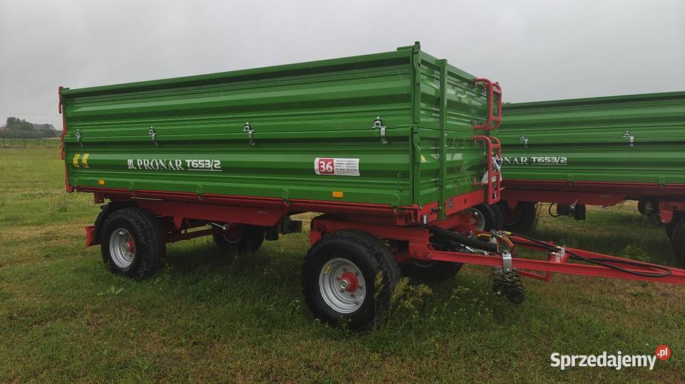 Przyczepa rolnicza PRONAR 6ton T6532 łódzkie Stryków sprzedam