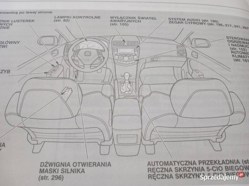 HONDA ACCORD 7 Instrukcja Obsługi książka Etui motoryzacja, transport Łódź